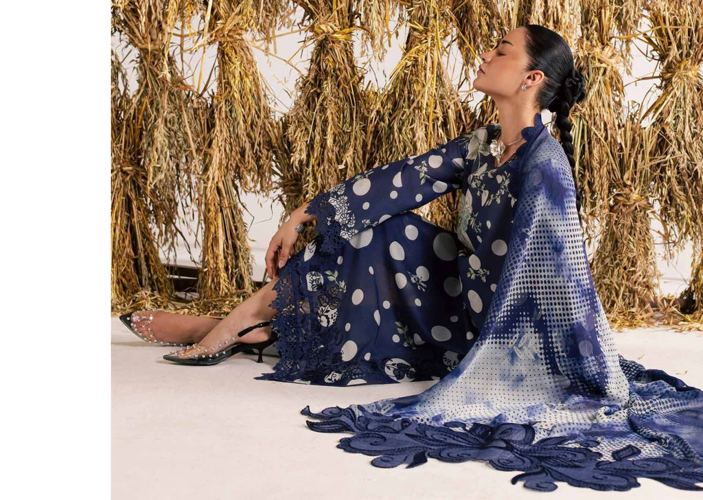 ORIGNAL NURAH EMBROIDED WITH PRINTED LUWN WITH CHIFFON DUPPTAT