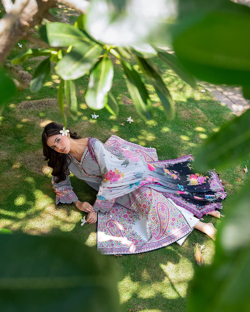 ORIGNAL CHIRMZA C- PRINT LUWN WITH CHIFFON DUPPTAT