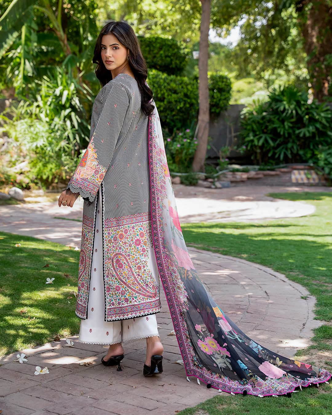 ORIGNAL CHIRMZA C- PRINT LUWN WITH CHIFFON DUPPTAT