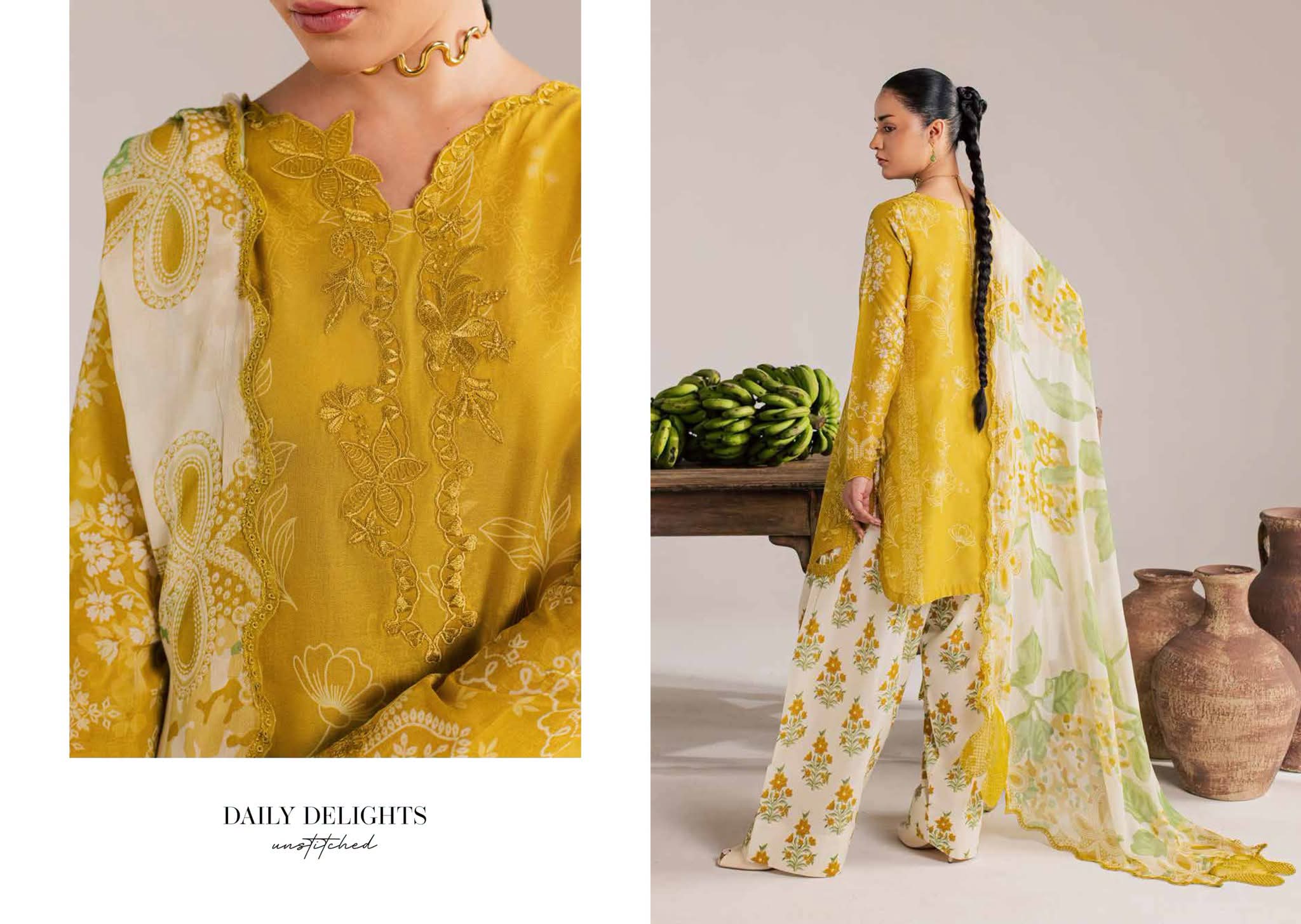 ORIGNAL NURAH EMBROIDED WITH EMBROIDE CHIFFON DUPPTAT READY MADE
